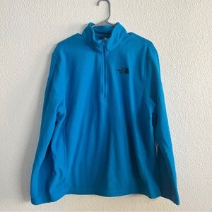 The North Face Vibrant Blue Quarter-Zip Fleece